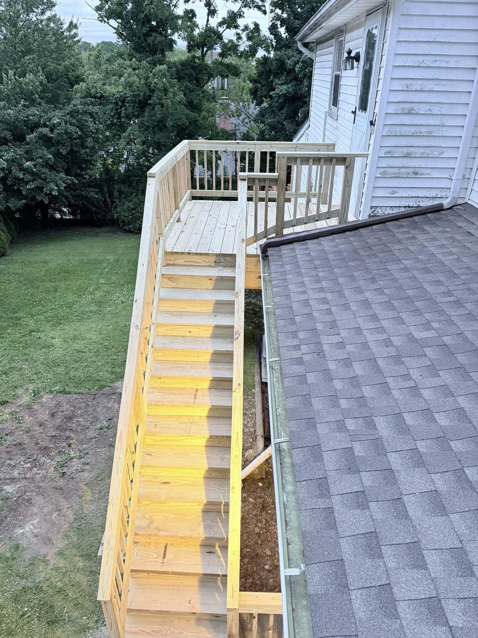 New staircase full side view